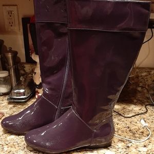 Purple fashion boots